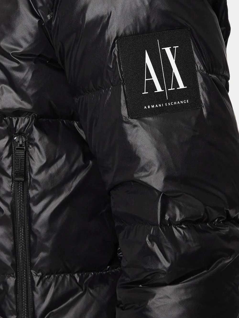 Armani Exchange AX, мъжко зимно яке с естествен пух, XXL