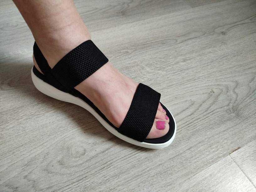 Стилни Дамски Сандали на платформа с еластична подметка