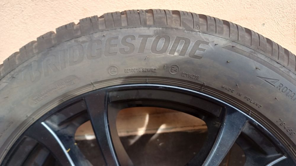 Jante mg Platin  5x112  pe 16 Cu cauciuri iarna  Import Germania