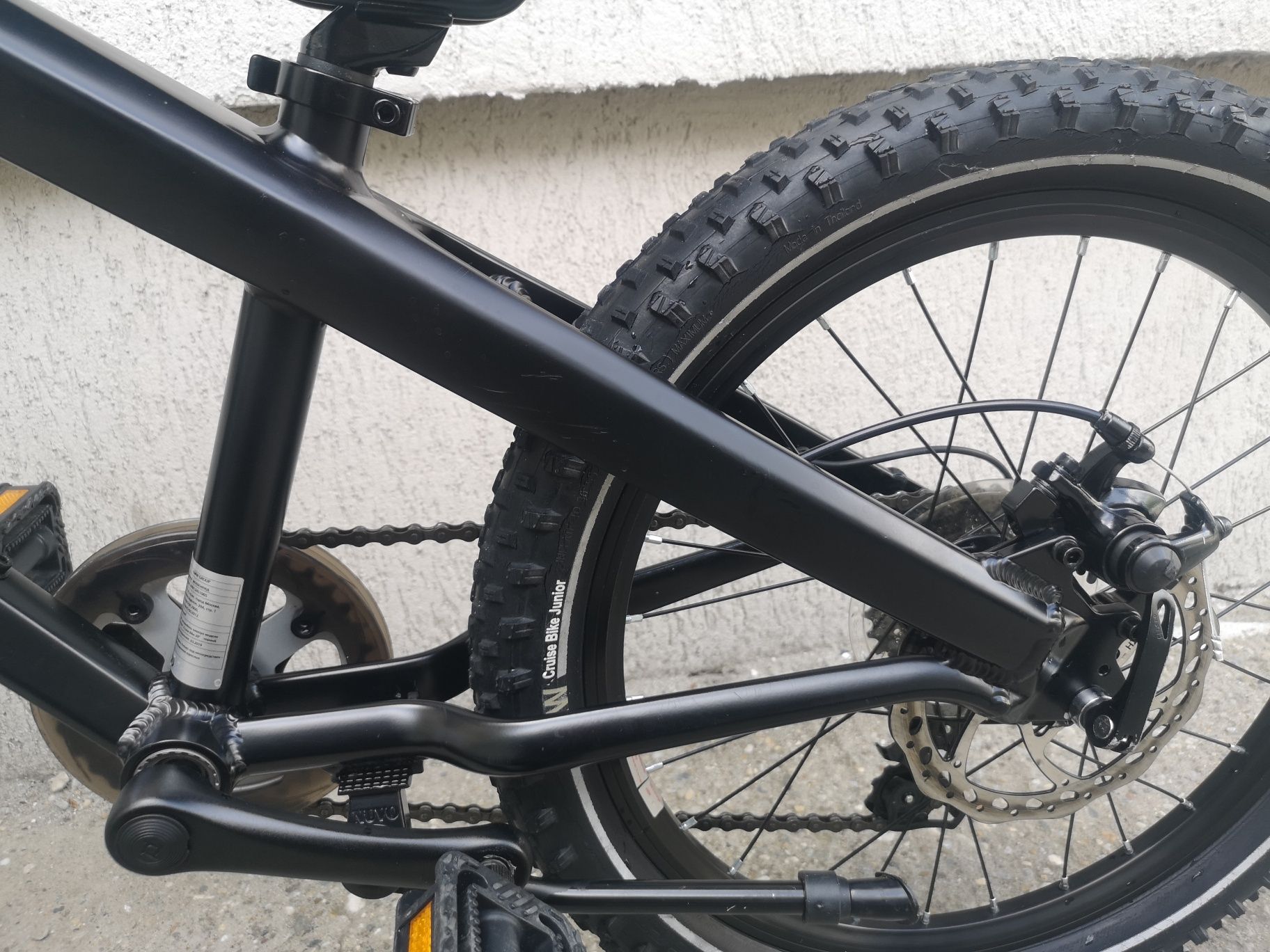 Bicicleta copii originala BMW JUNIOR 20 Zoll frane disc negru 6-9 ani