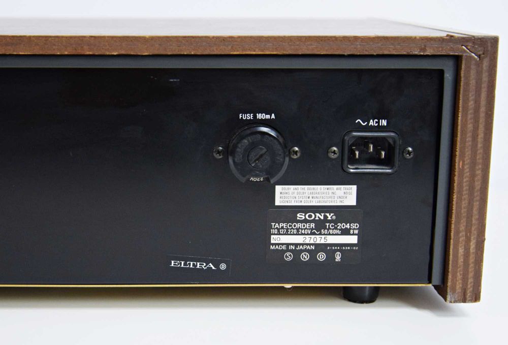 Deck Sony TC-204 SD, casetofon defect