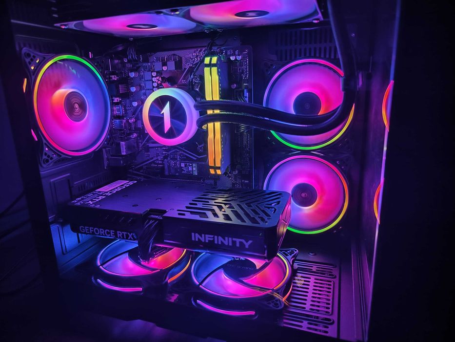 NOU Unitate PC Sistem GAMING, Ryzen 7 5700x,32gb DDR4,RTX 5060,m.2 1TB