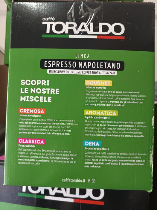 Кафе капсули Торалдо за Долче густо Toraldo 20бр