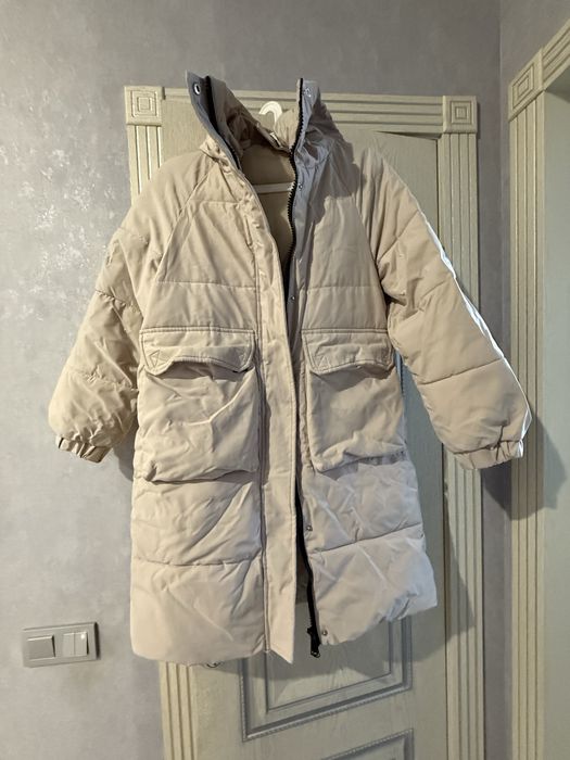 Куртка зимняя бежевая
