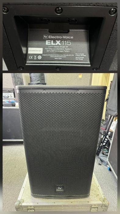 Boxe pasive EV ELX 115. The T.amp e-1200 si procesor t.racks DS 2/4