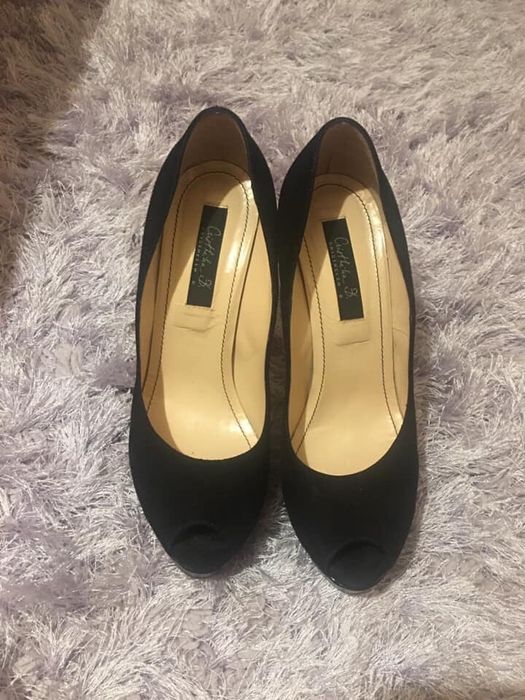 Pantofi Musette piele intoarsa