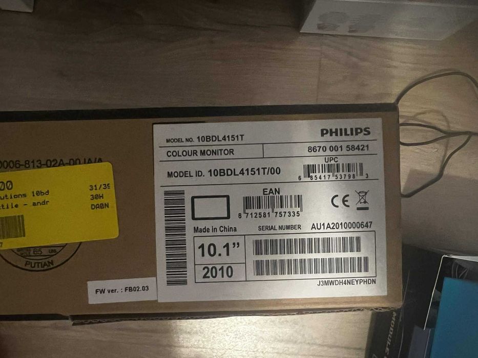 Tableta Philips cu POE Signage 10BDL4151T