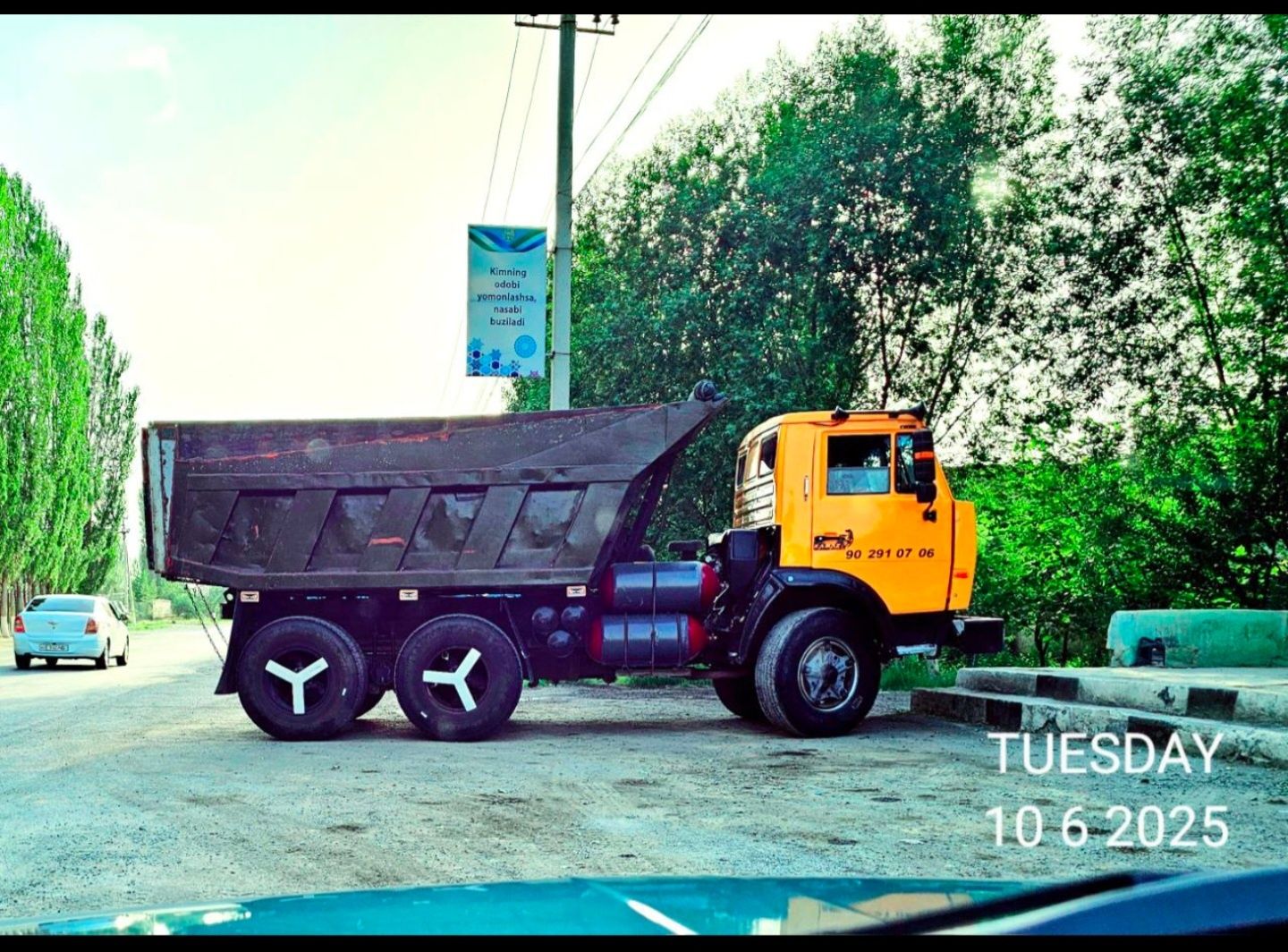 Kamaz 55111 gaz qilingan