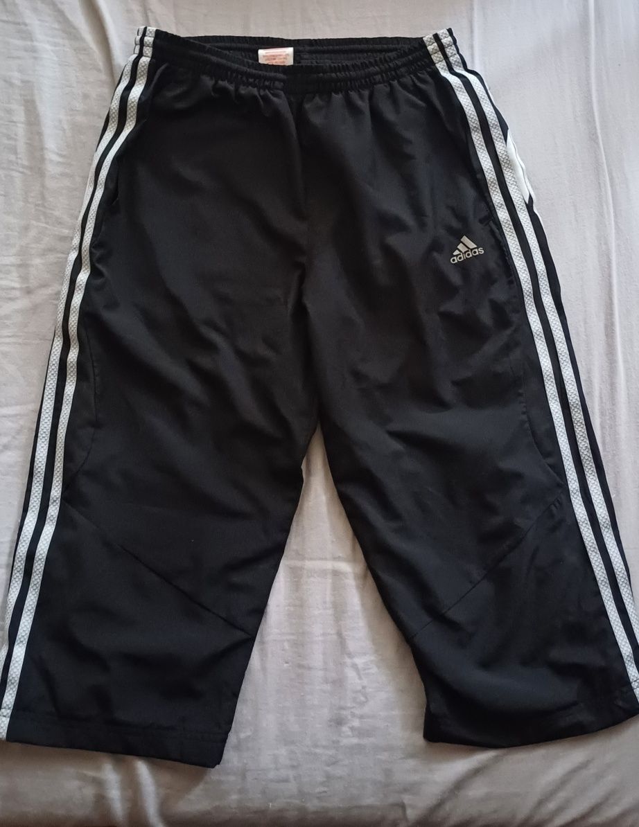 Vintage черни къси панталони на adidas climalite
