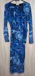 Rochie Oasis, de tul albastru, mulata, M