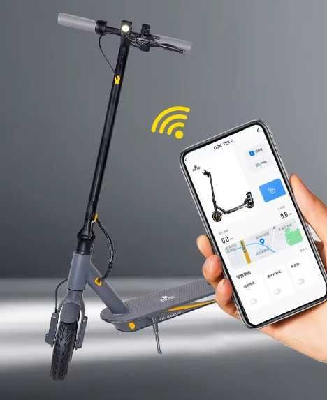 Trotineta electrica - un cadou ideal roti mari amortizoare solida