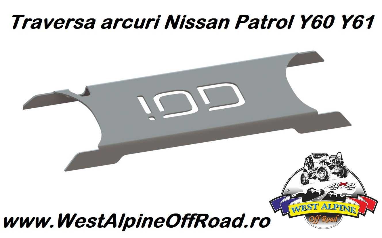 Traversa arcuri Nissan Patrol Y60 Y61 pentru intarire sasiu IOD PERF.