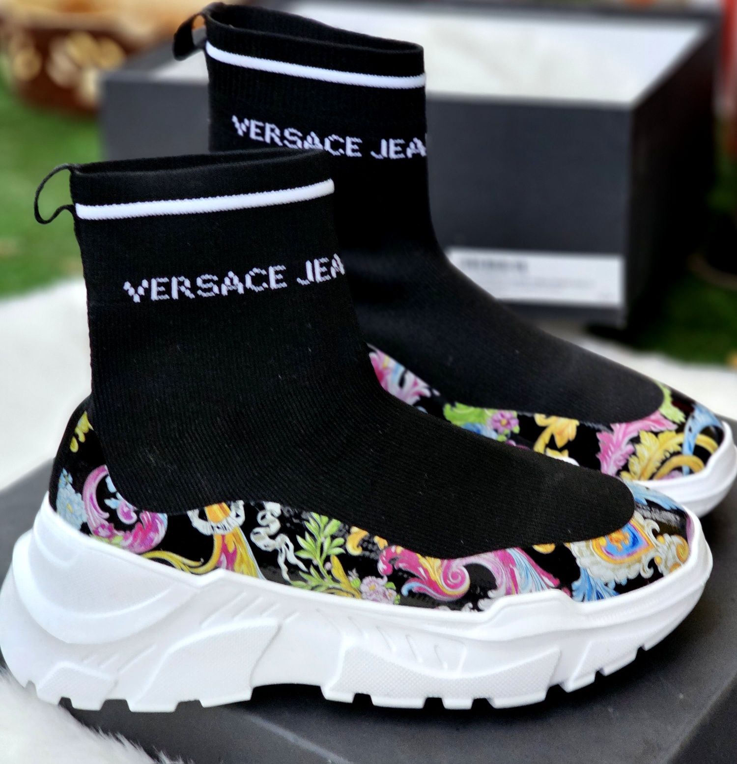 Versace Jeans Couture оригинални дамски високи сникърси 38 номер
