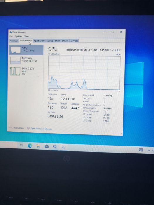 Laptop HP i3 4005U, 500Gb