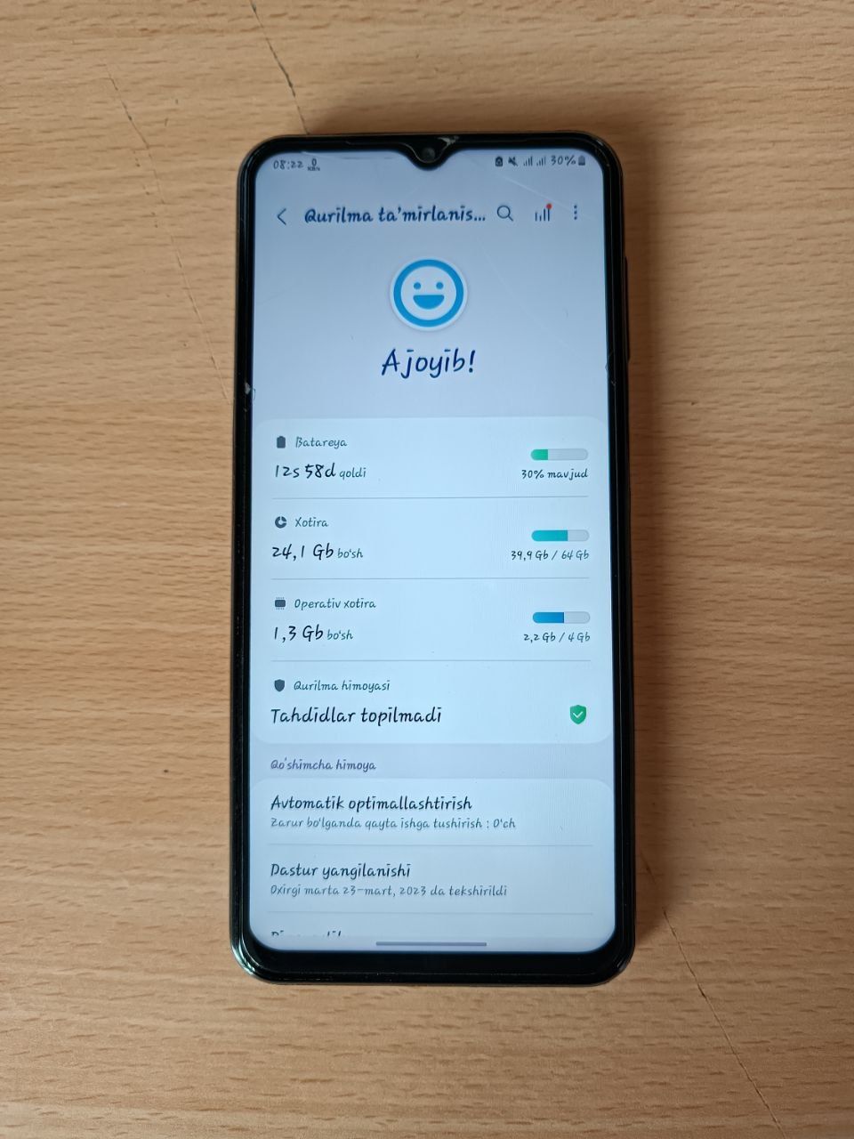 Samsung a23 4/64 garant bilan