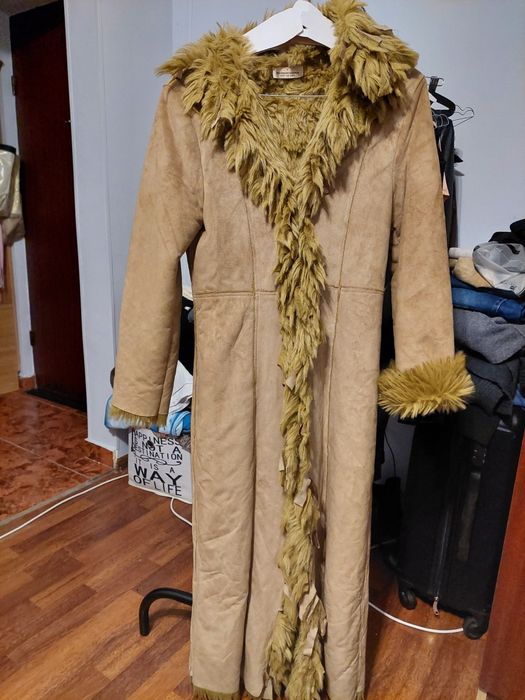 Palton lung tip cojoc de brand Rossodisera /Mango Guess Zara