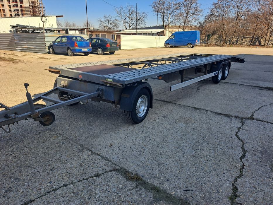 Trailer blyss 3.5t de 2 auto cu axa viratoare