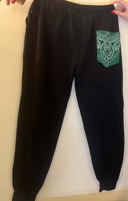 Pantaloni Trening Bandana Verde Joggers