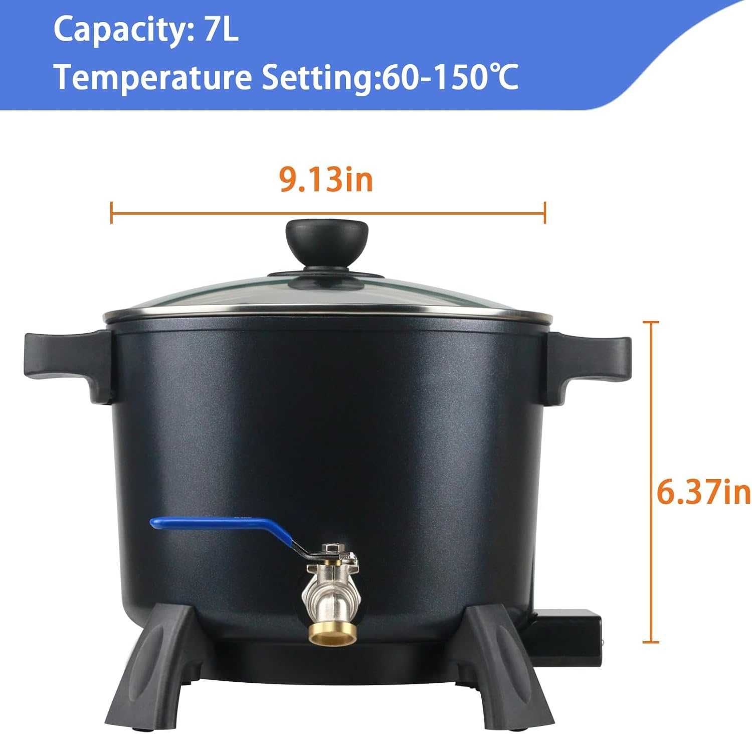Уред/топилка за восък Yuuchail 7L Wax Melter,Гаранция