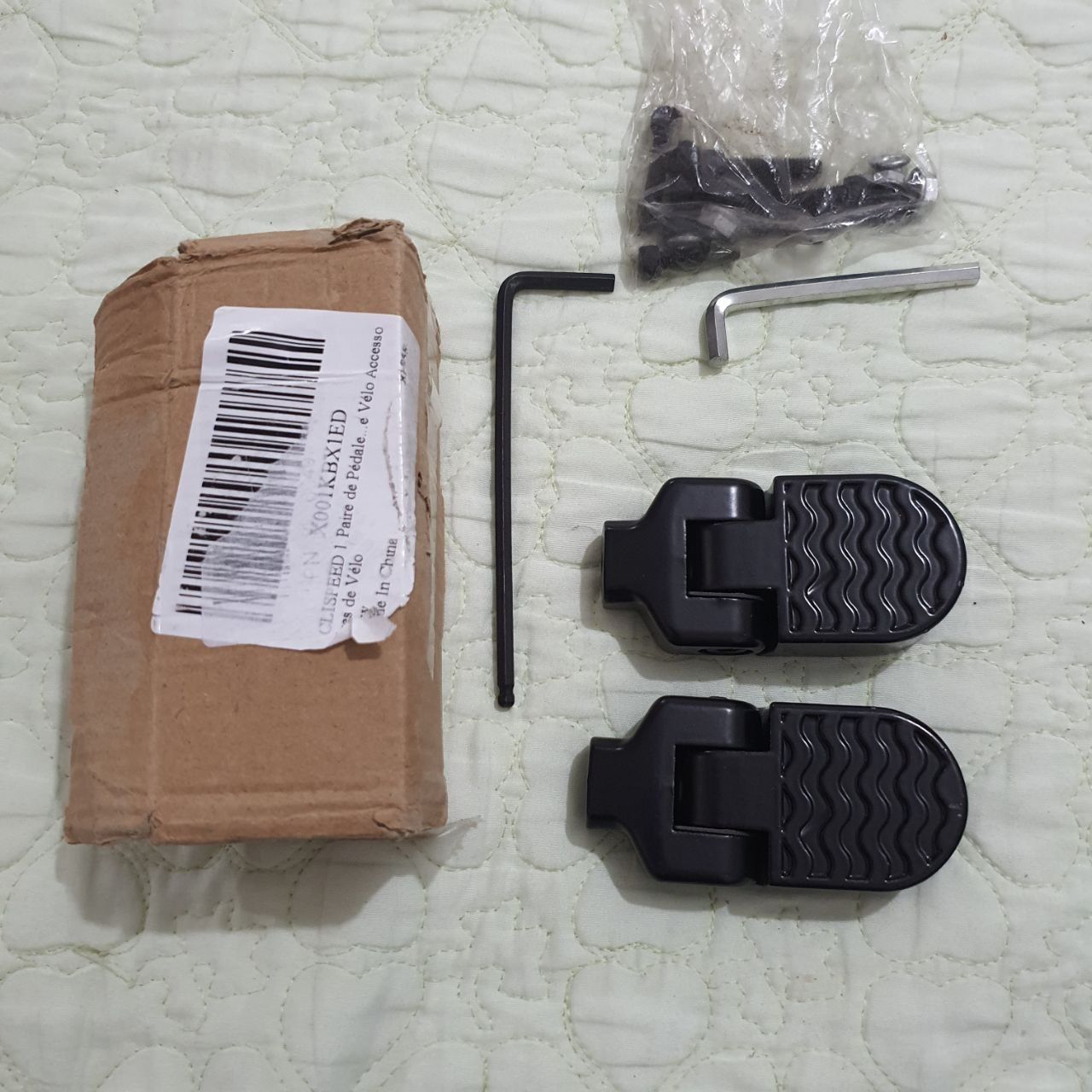 1 pereche de pedale spate Clispeed Biciclete MTB Suport pentru picioar