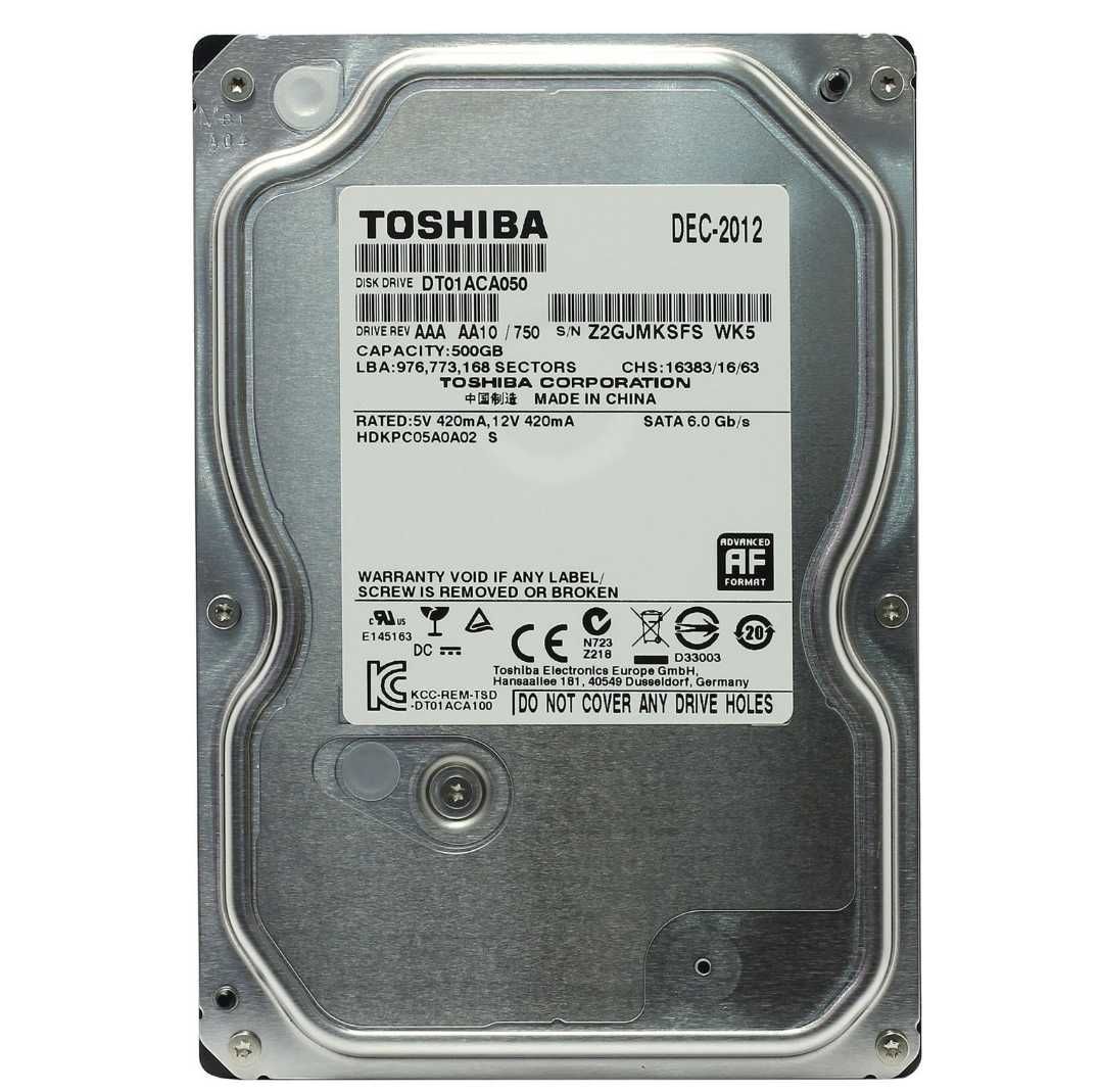 Жесткий диск Toshiba 500 Гб / 3.5 / 7200 об.мин