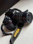 Aparat foto DSLR Nikon D5300, 24,2MP Black + Obiectiv AF-P 18-55mm VR