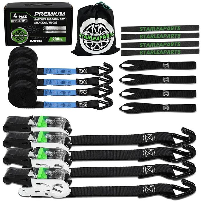 StarLeaparts Chingă de ancorare cu clichet, Pachet de 4, Rezistență la