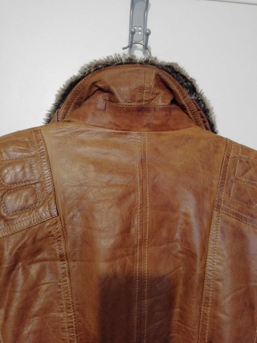 кожено яке размер М