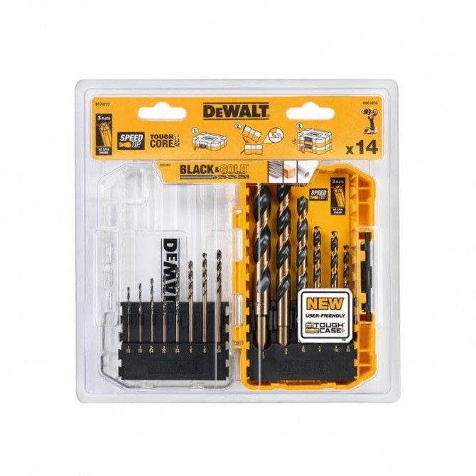 Комплект свредла за метал DeWALT DT70727 1-8 мм, 14 бр.