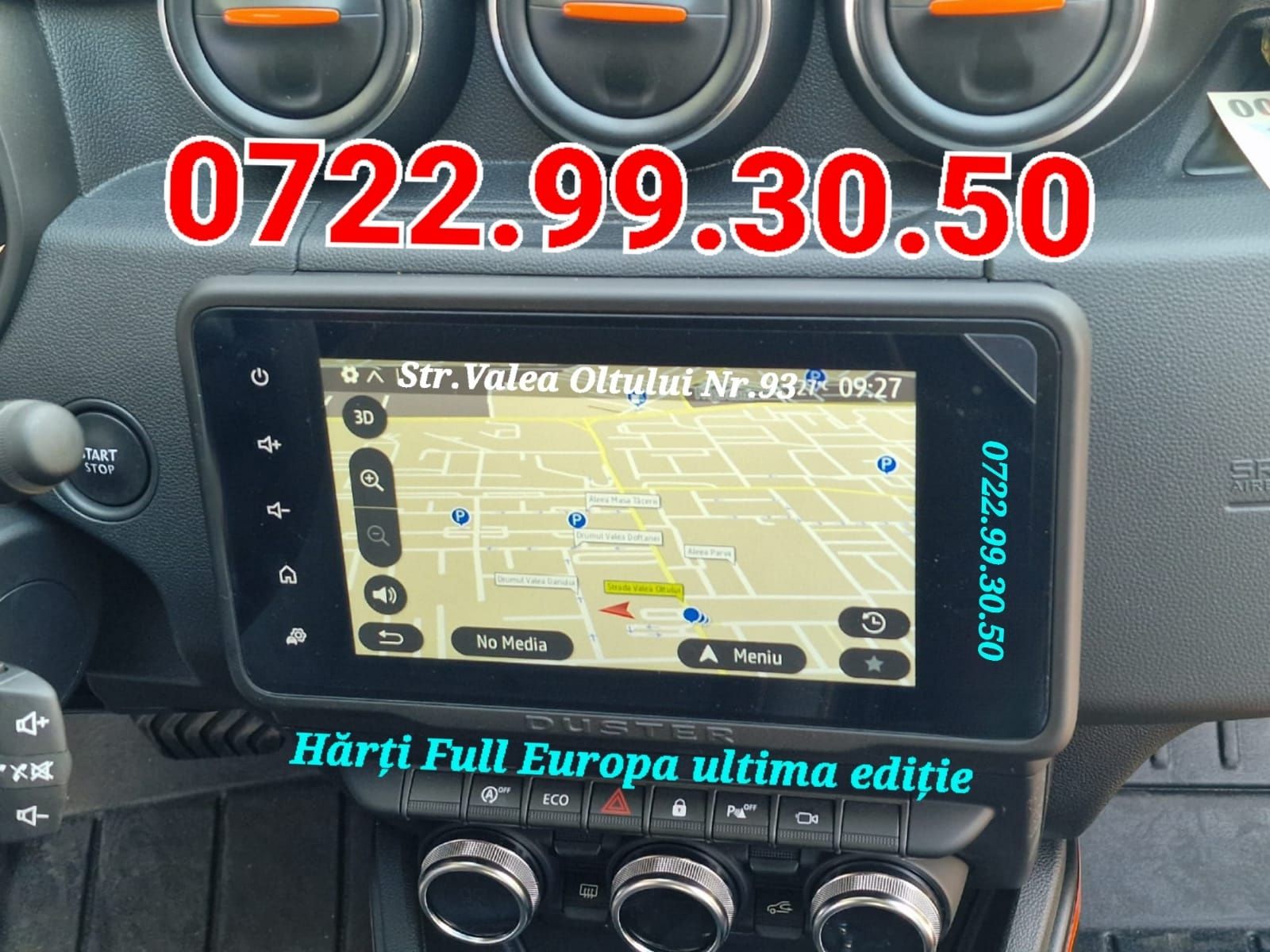 Cameră video DACIA Duster Logan Sandero Navigație MN 4 Media Nav