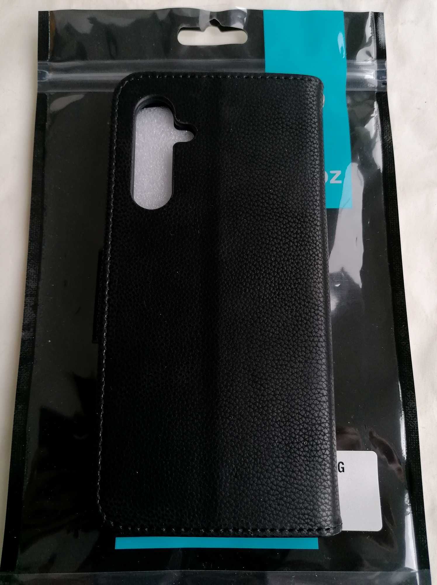 Vand o  husa (piele),neagra,tip carte,pt. Samsung Galaxy A54 5G,noua!