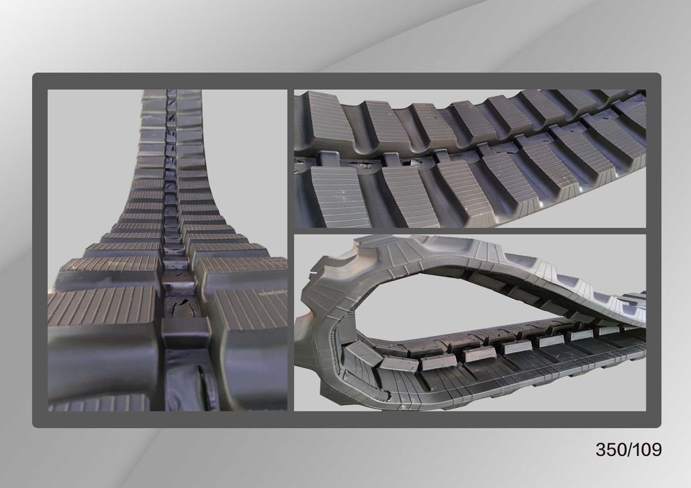 Șenilă  cauciuc  350 x 108 x 42