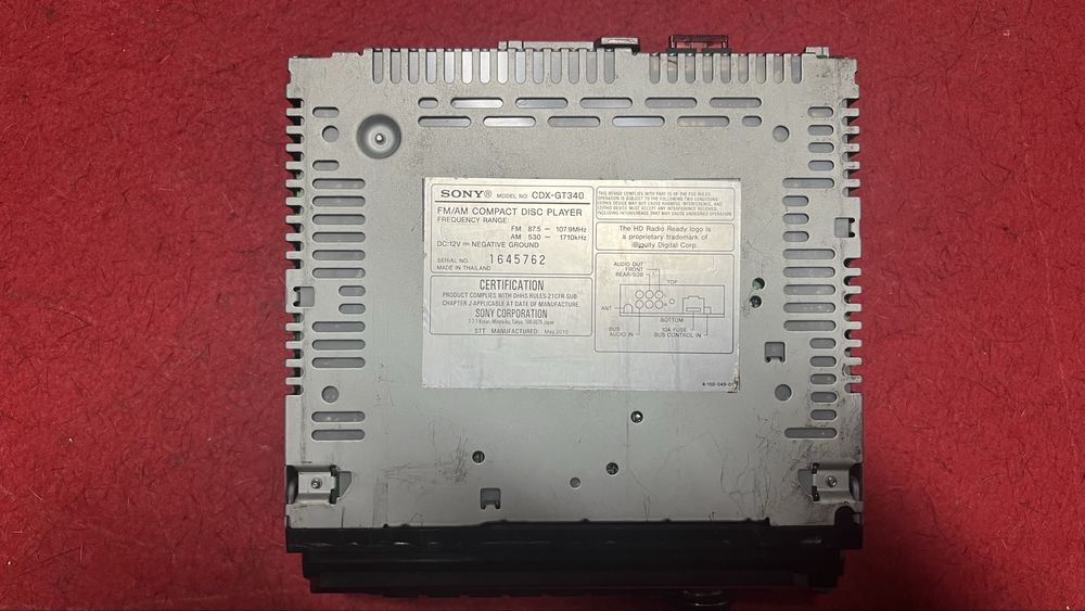 Cd player SONY CDX-GT340