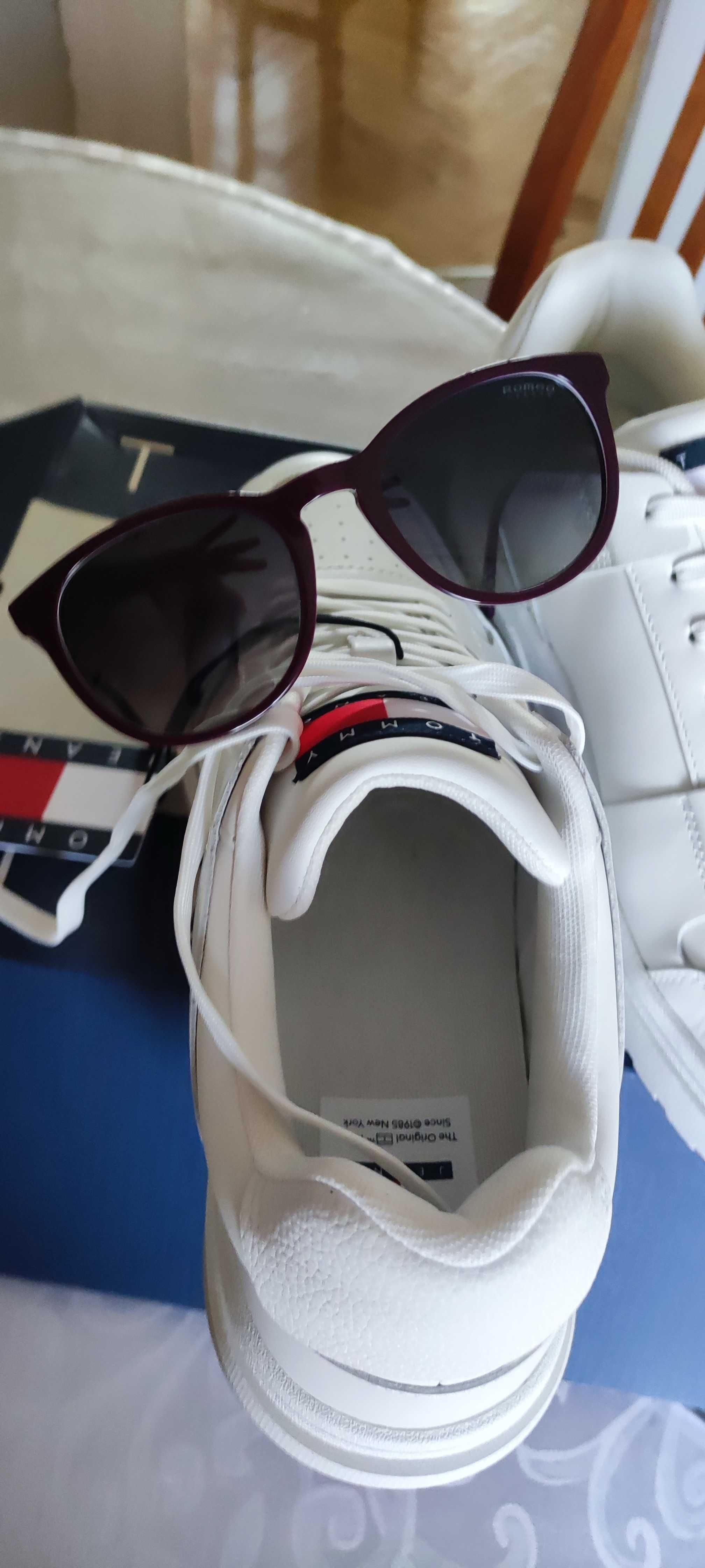 Мъжки маратонки естествена кожа Tommy Hilfiger,
