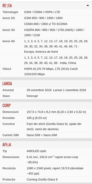 Telefon OnePlus 6T