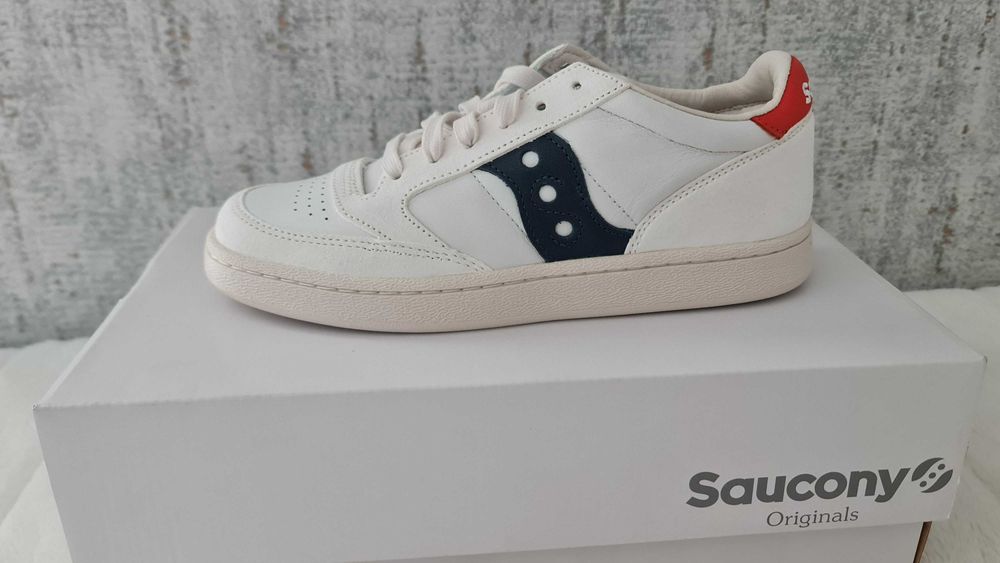 SAUCONY JAZZ ALB - marimea 40 - piele naturata - PREMIUM