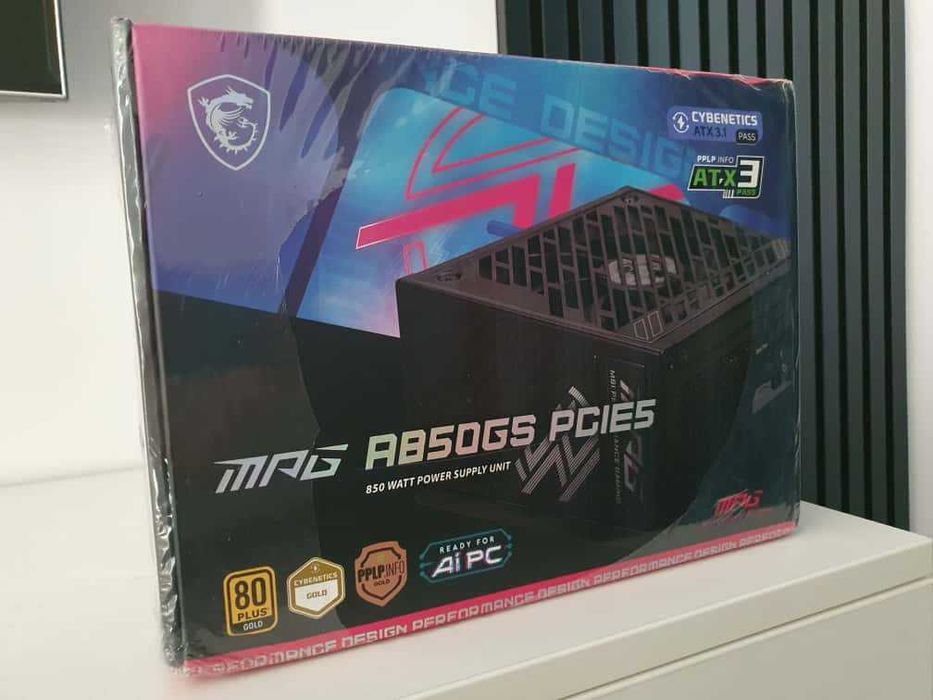 Sursa PC Desktop MSI MPG A850GS 850W Gold Sigilata ATX 3.1 PCIe 5.1