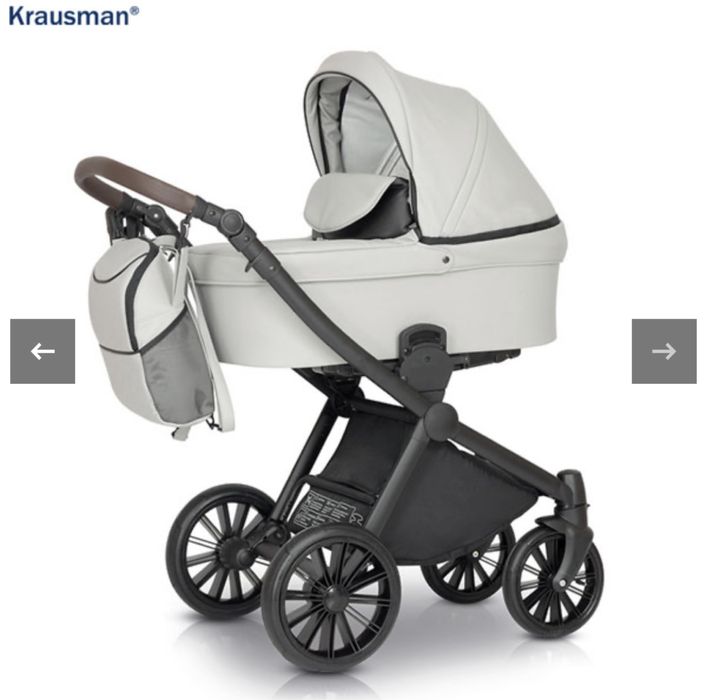 Carucior Krausman Rider soft light grey 3 in1