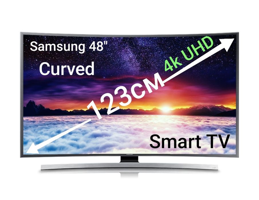Изогнутый Smart Tv, 4k .123 см.
