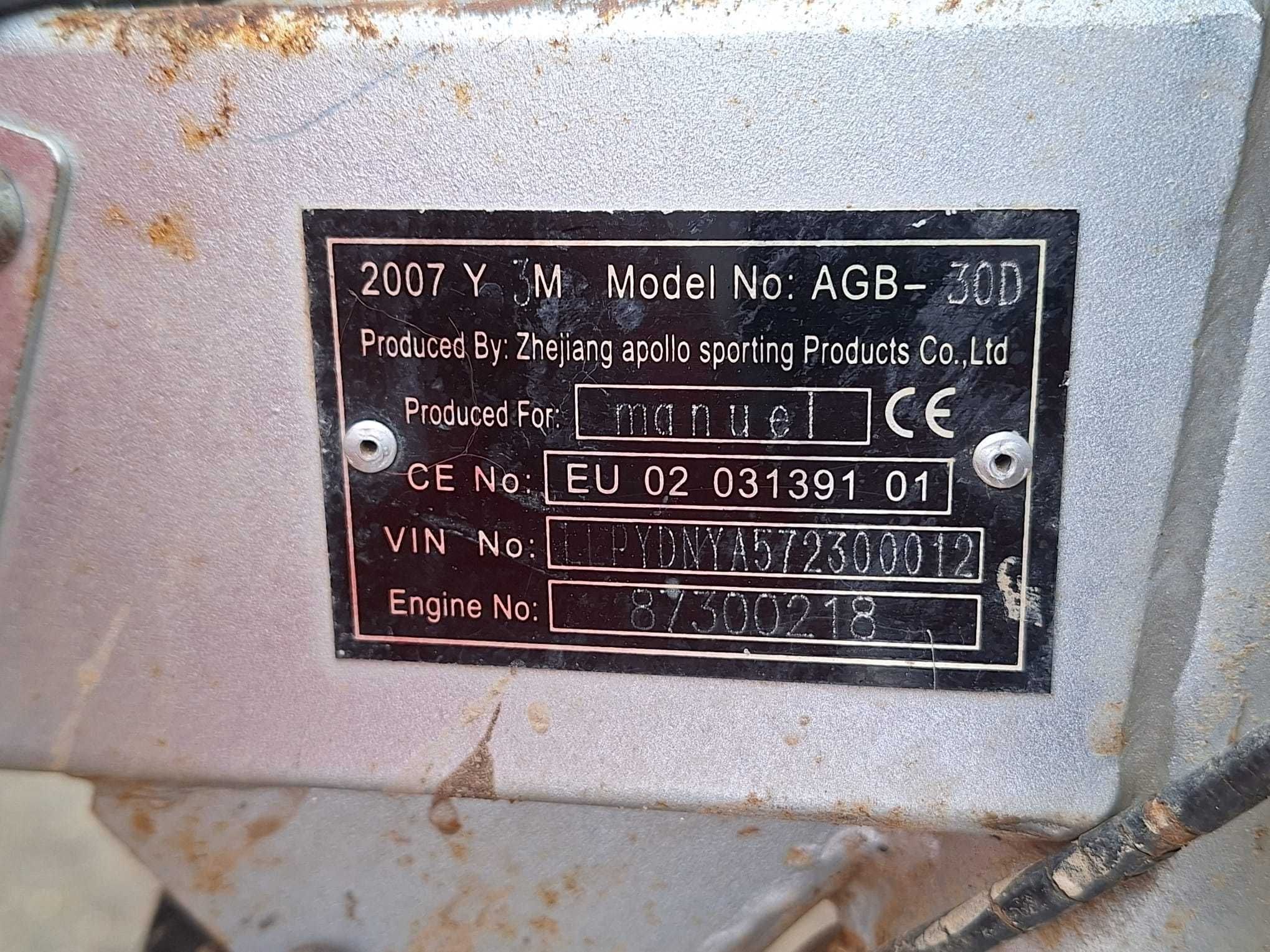 Motocross 125CC model Orion AGB 30D