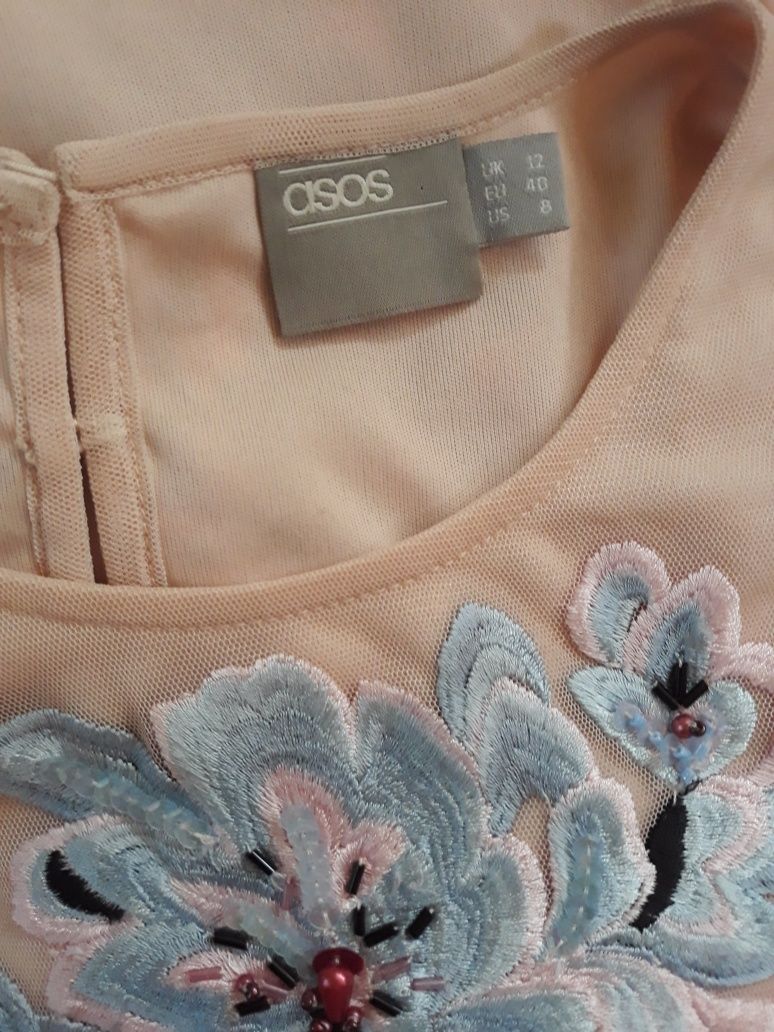 Rochița Asos embellished 40, Impecabilă,  culoare deosebită