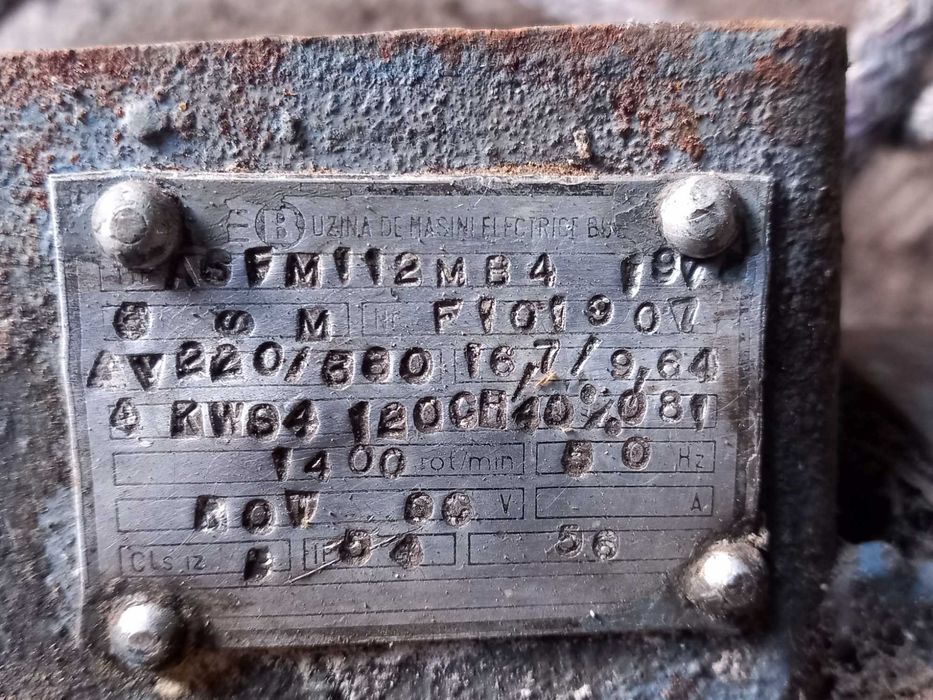 Motor mono/trifazat 7,5KW, 1400 rpm