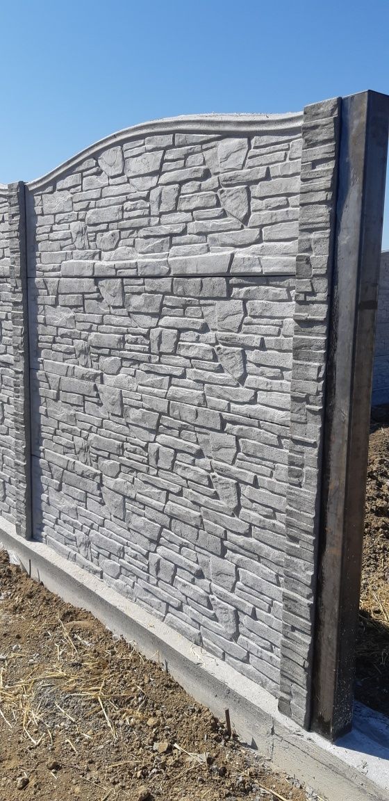 Placi gard beton armat cu fier beton