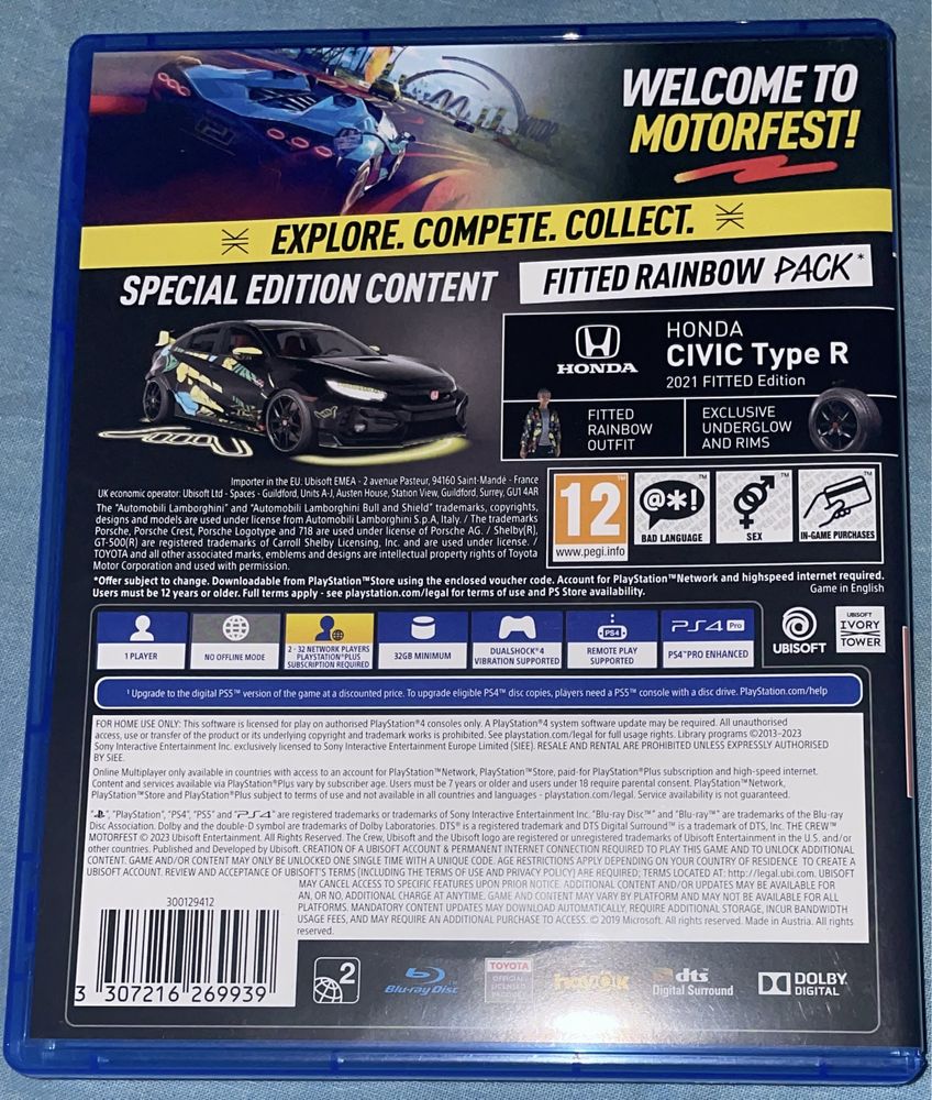 The crew motorfest special edition ps4