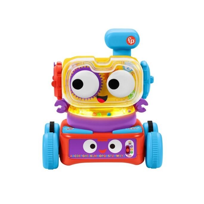 robot Jucarie educativa 4 in 1 Learning Bot, Fisher Price, 6 luni+