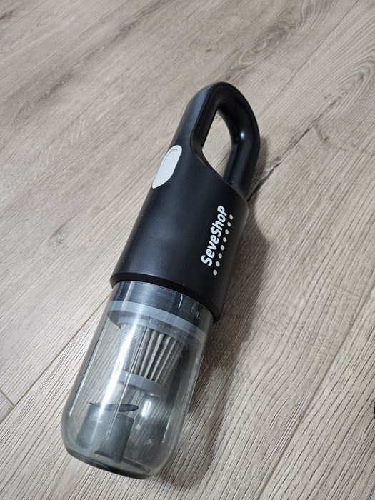 Aspirator de mână SeveShop 120W Autonomie 20min HEPA Rezervor 0.7L