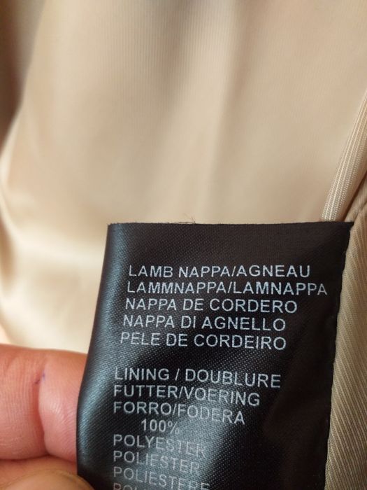 Geaca nouă piele barbati marimea 42 Pelle