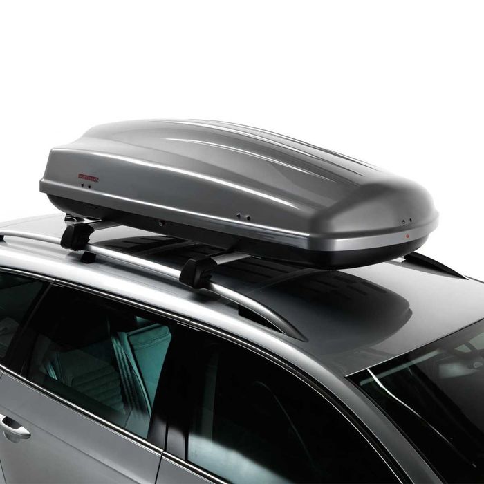 Cutie portbagaj Fabbri Nova 430 Gri Lucios, 174x80x44cm, 430 Litri