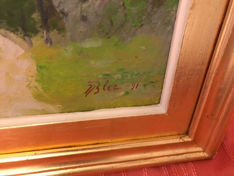 Tablou Nicolae Blei "Vara", semnat, datat