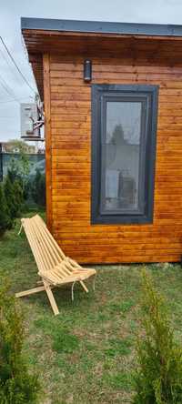 Scaun pentru exterior din lemn ( terasa, cabana)